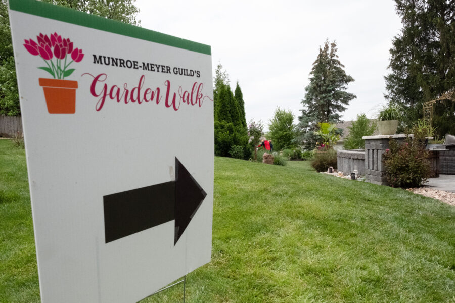 Sign for the Garden Walk
